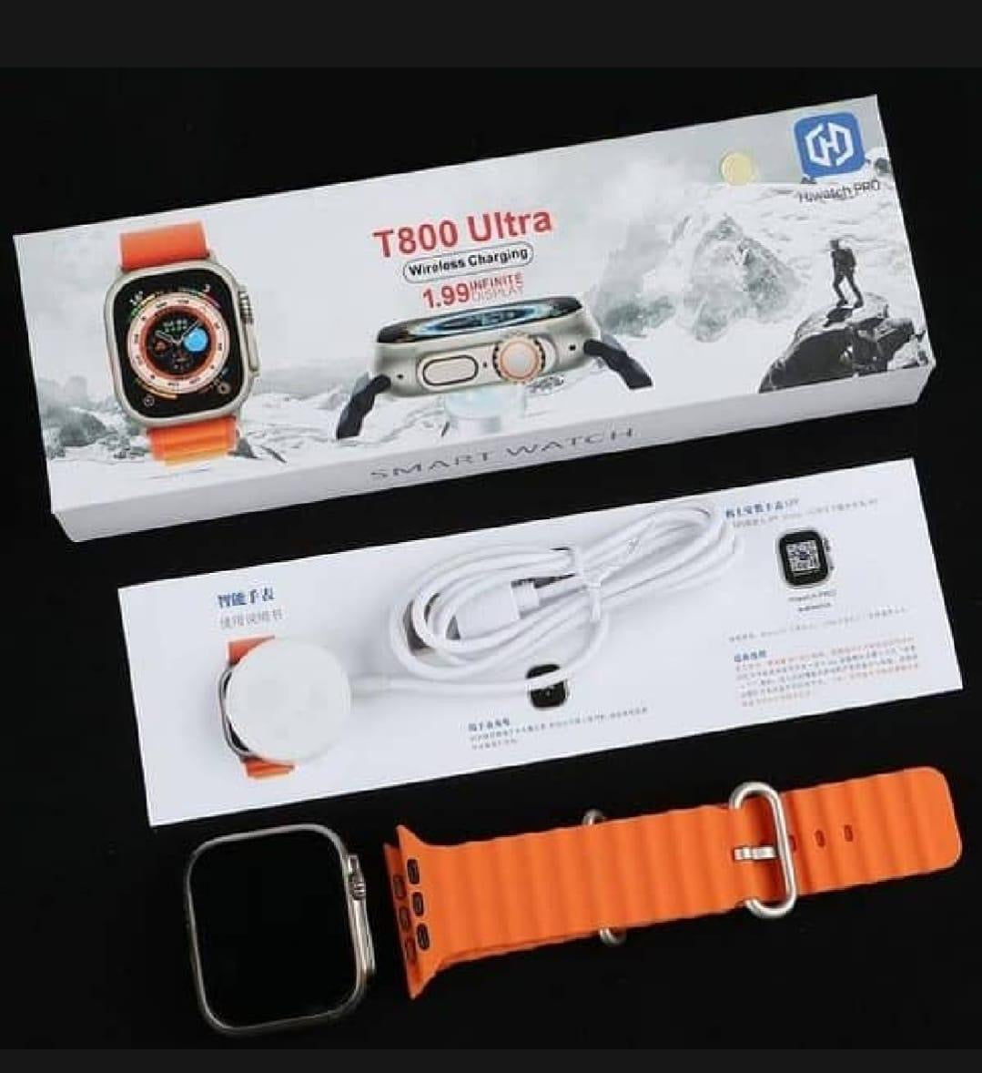 T800 Ultra Smart Watch Big Display 1.99inch Bluetooth Calling Smart Watch