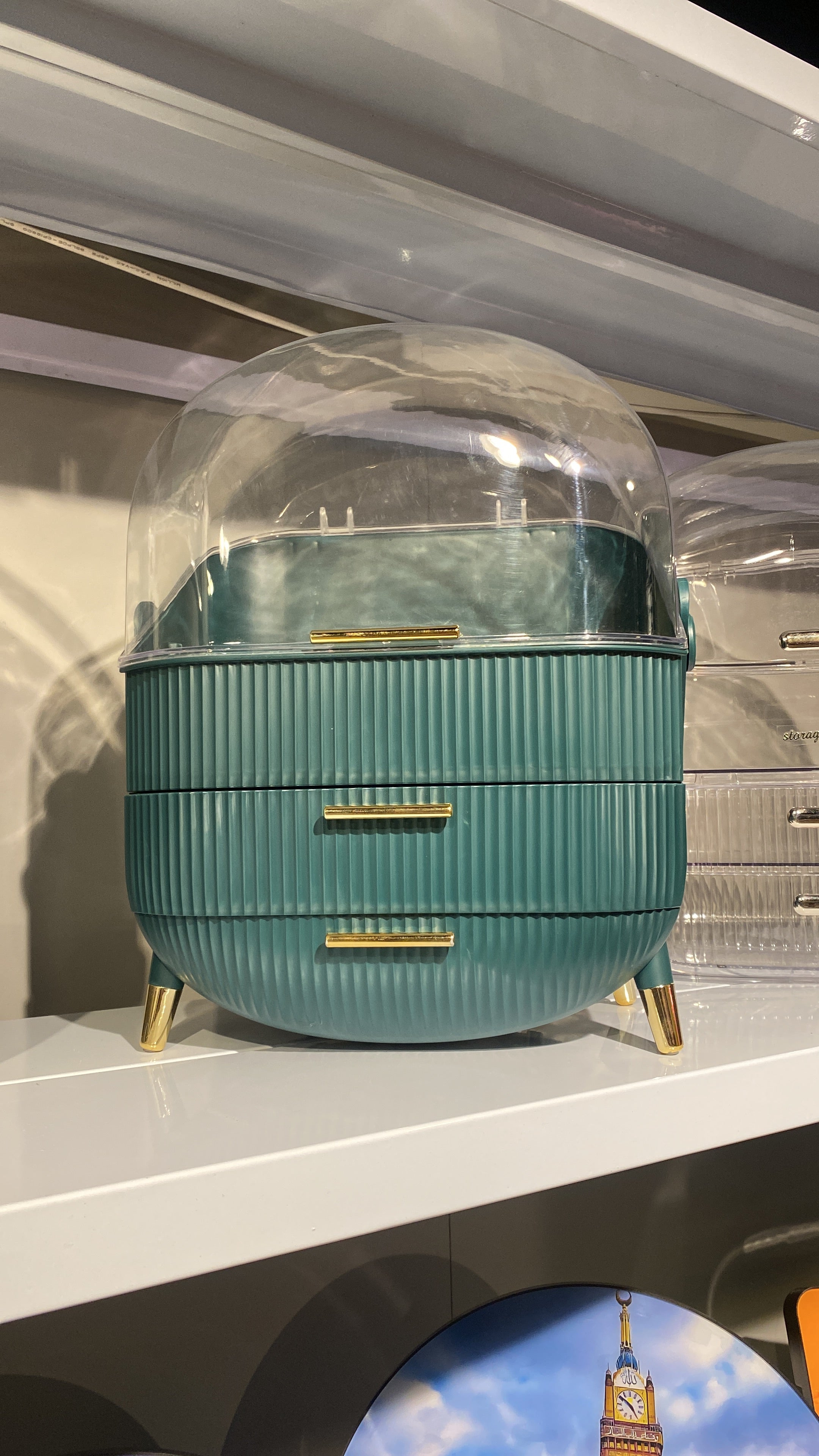 Premium Makeup Organizer – Multi-Layer Storage Box | Cosmetic & Jewelry Holder