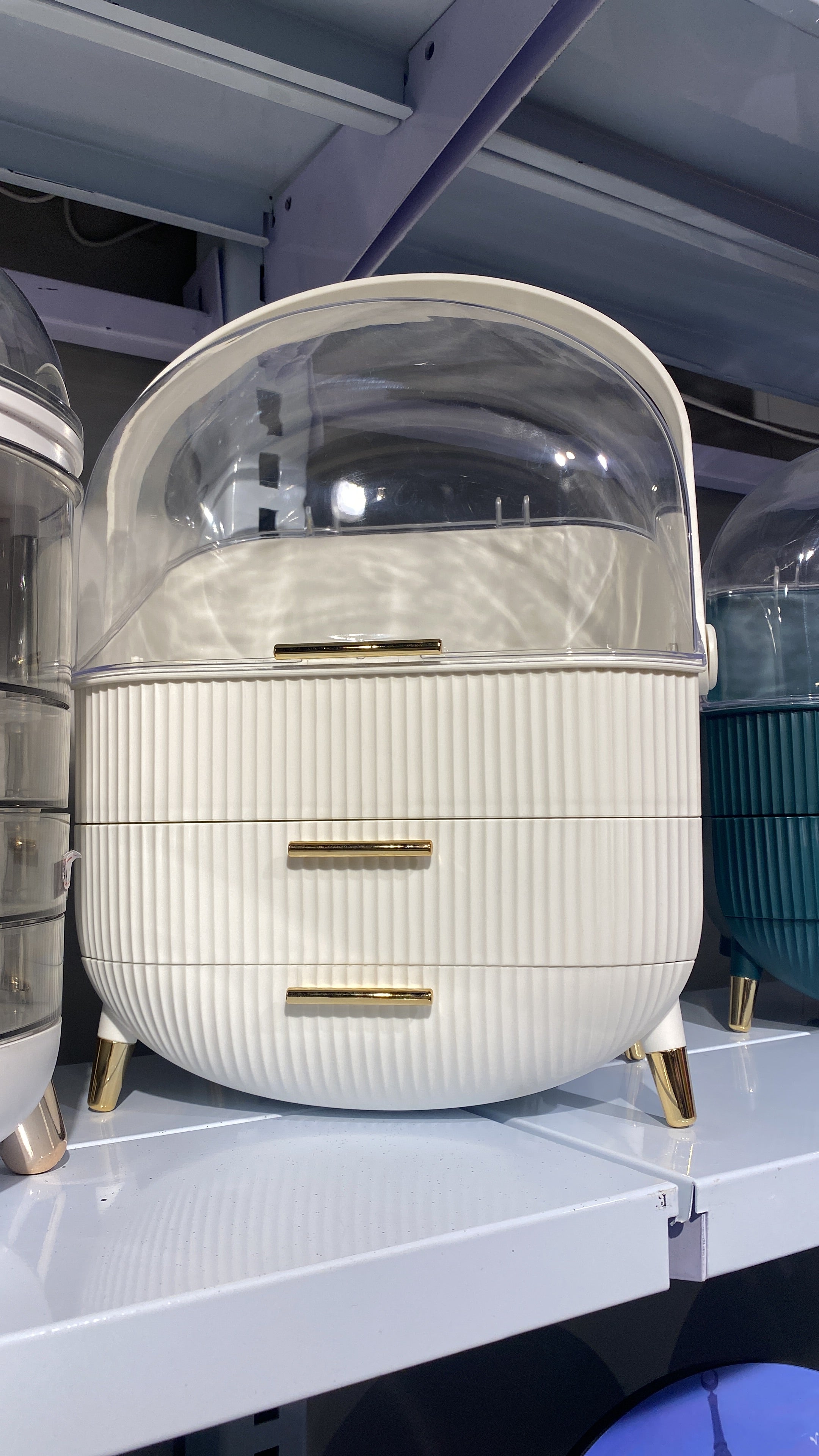 Premium Makeup Organizer – Multi-Layer Storage Box | Cosmetic & Jewelry Holder