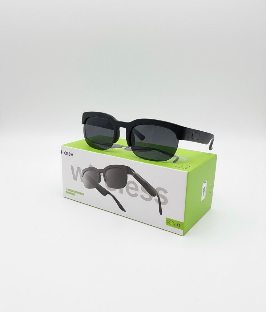 XG89 Wireless Smart Sunglasses: HD Sound, Hands-Free Calling, and UV Protection