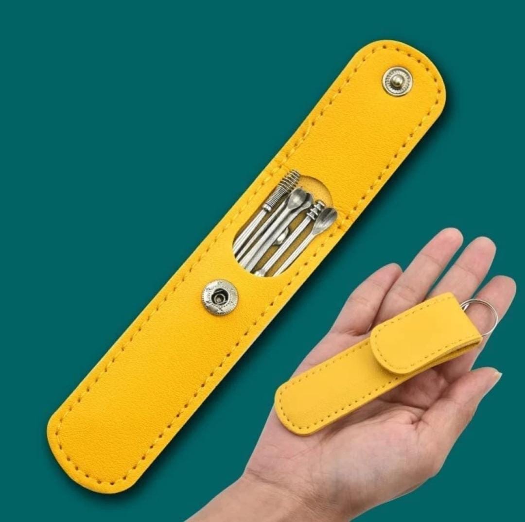 16 Pcs Manicure Set – Professional Nail Clippers Pedicure Kit, Stainless Steel Nail Care Tools Grooming Kit & Nail Cutter Set + FREE Ear Wax Cleaning Tool