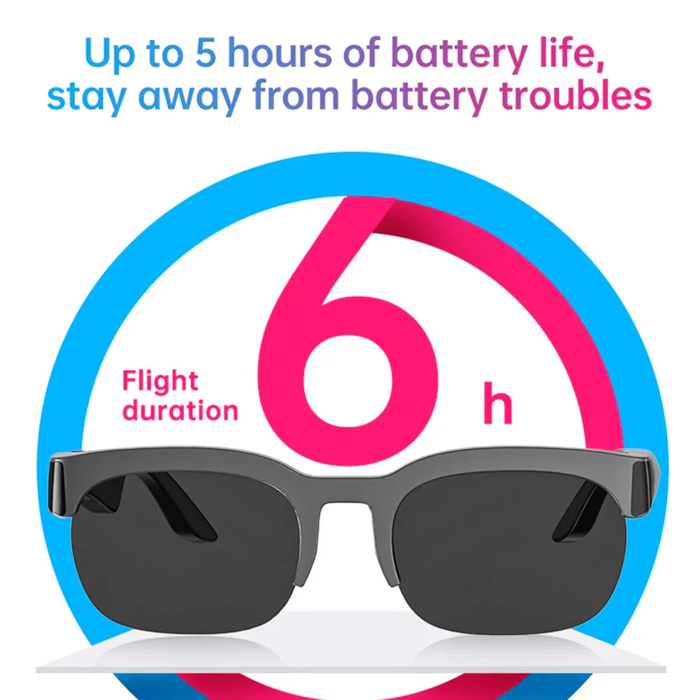 XG89 Wireless Smart Sunglasses: HD Sound, Hands-Free Calling, and UV Protection