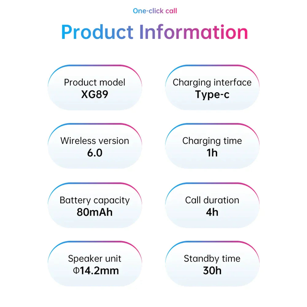 XG89 Wireless Smart Sunglasses: HD Sound, Hands-Free Calling, and UV Protection