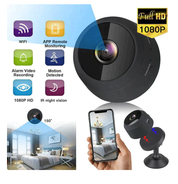 A9 Mini Security Surveillance Camera | Wifi Recorder Hd Video Home Camcorder Night Vision