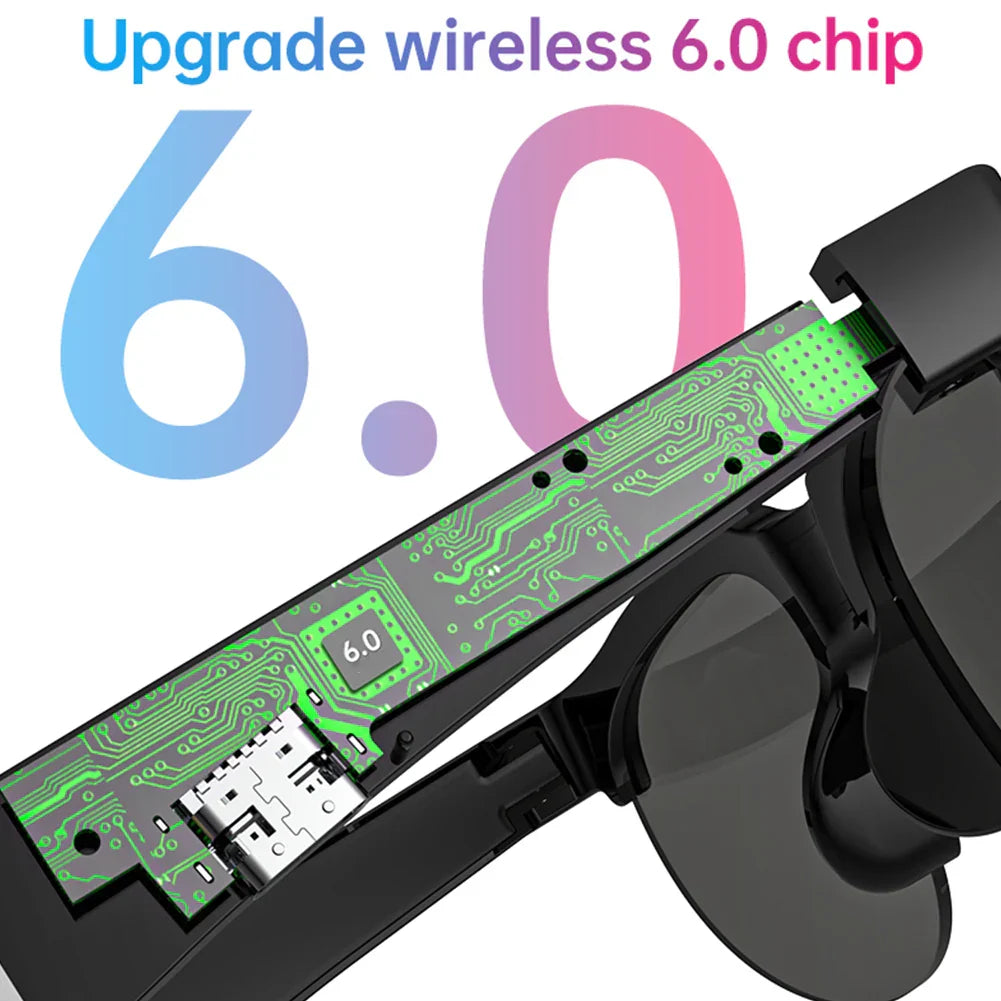 XG89 Wireless Smart Sunglasses: HD Sound, Hands-Free Calling, and UV Protection