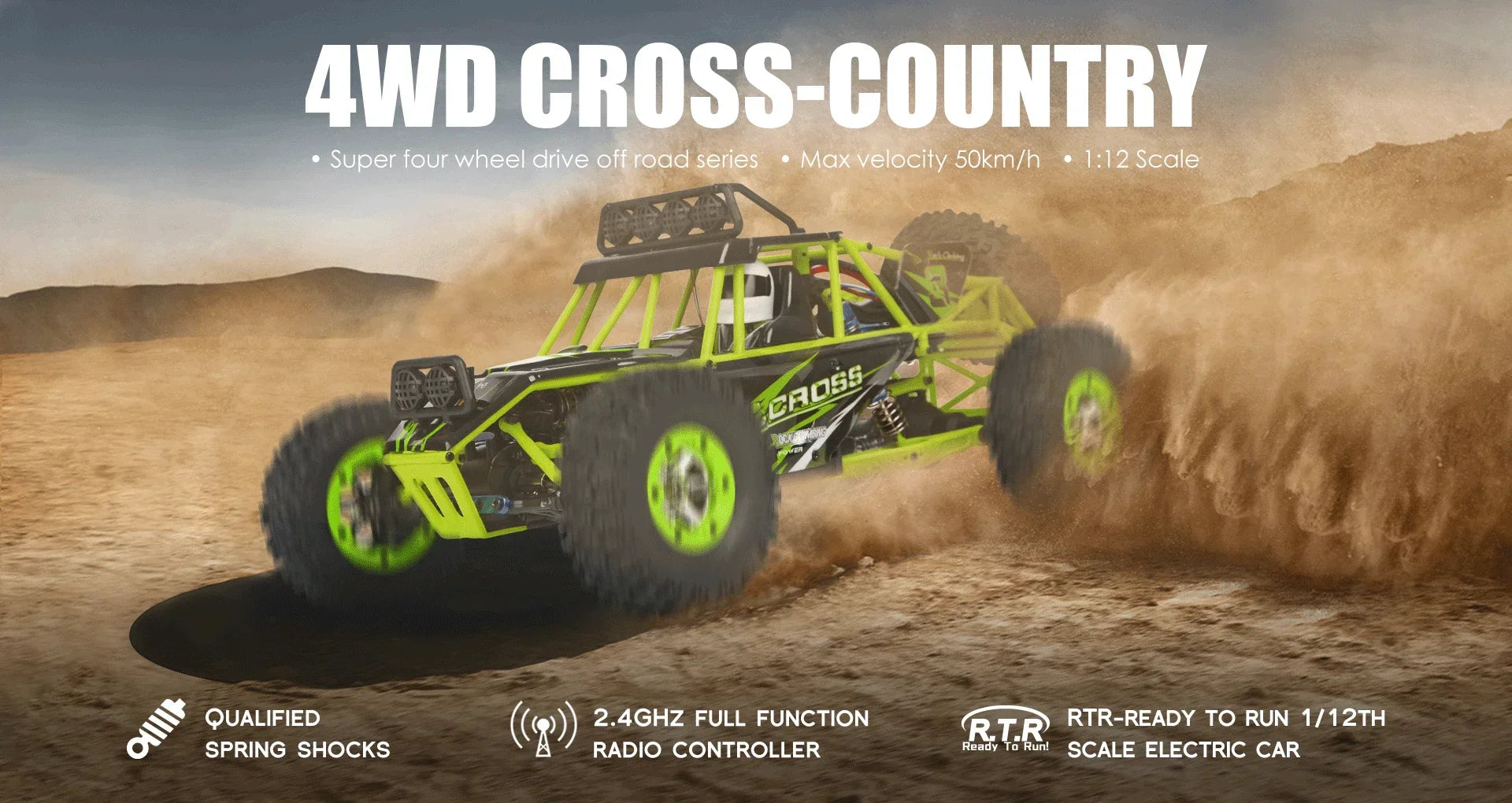 ⚡ 4x4 Remote Control Jeep Unbreakable  – 60km/h speed | Off-Road Beast