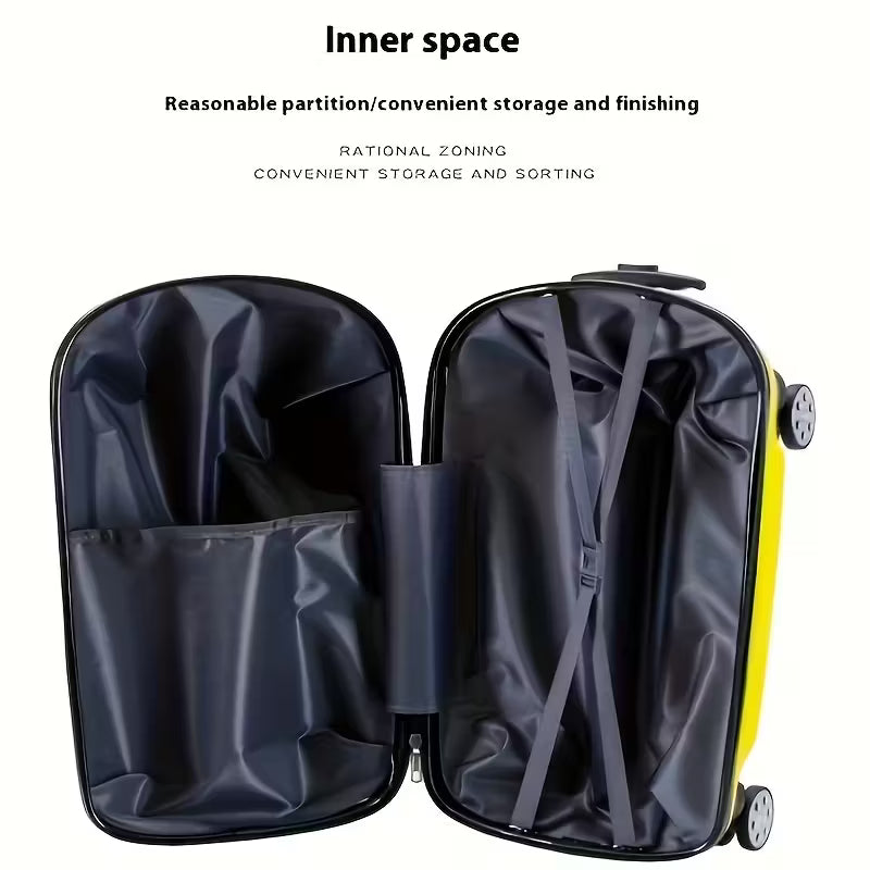 Premium Cartoon Car Spinner Suitcase | 40KG Weight Capacity