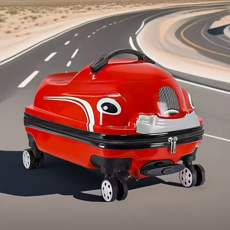 Premium Cartoon Car Spinner Suitcase | 40KG Weight Capacity